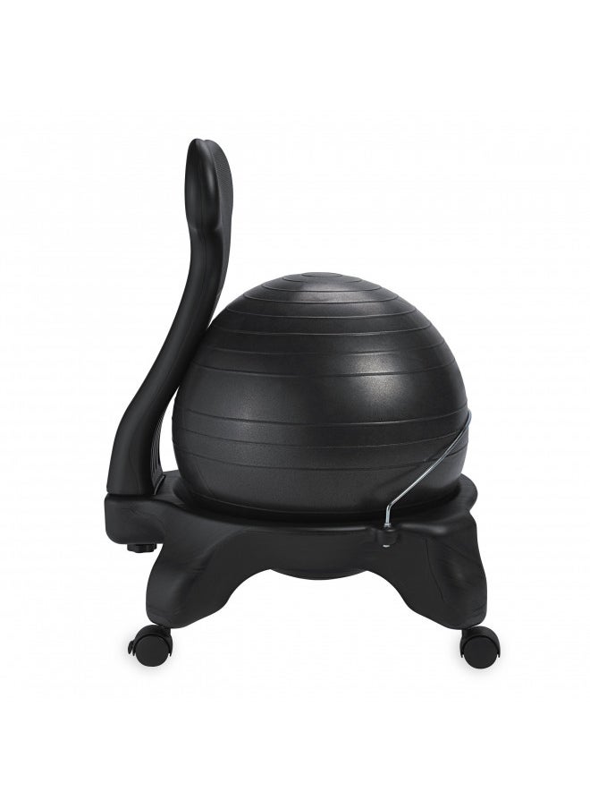 Gaiam Classic Chair Ball - Extra 52cm Balance Ball, Charcoal
