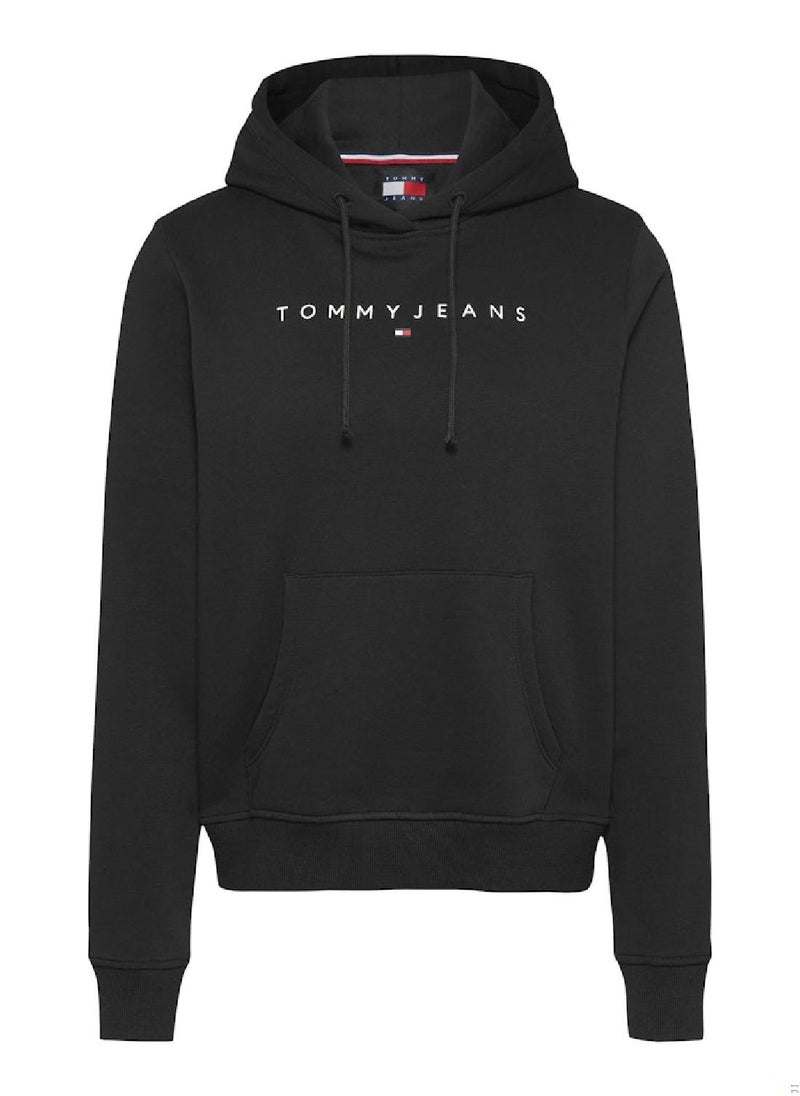 Regular Fit Linear Hoodie