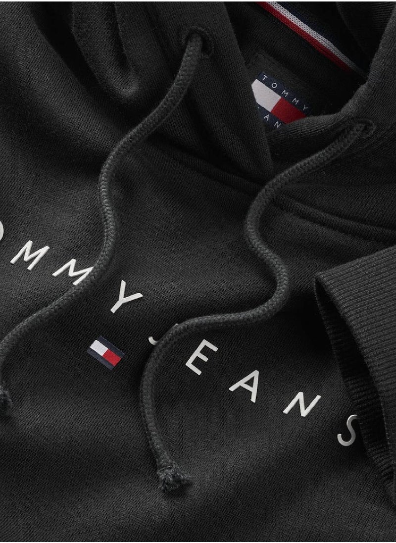 Regular Fit Linear Hoodie