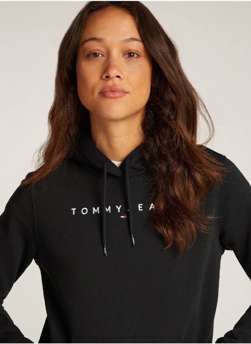 Regular Fit Linear Hoodie