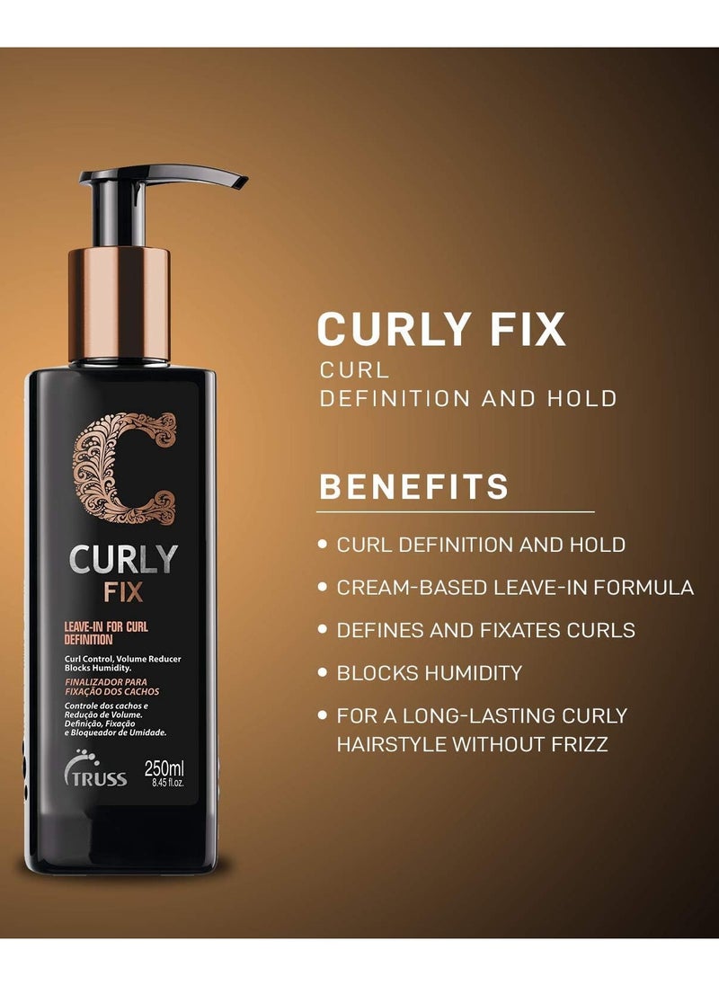 Truss - Curly Fix Leave-In Cream - For Curl Definition 250 ML