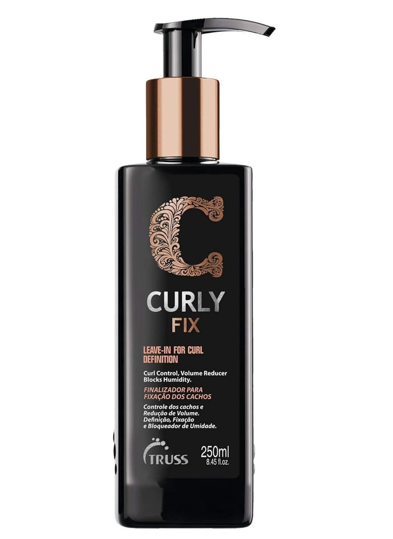 Truss - Curly Fix Leave-In Cream - For Curl Definition 250 ML