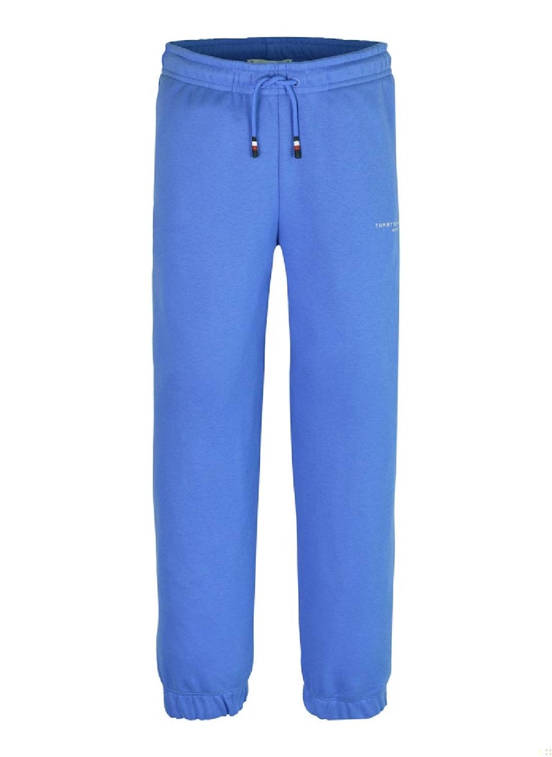 Kids' Logo Sweatpants - Cotton, Blue