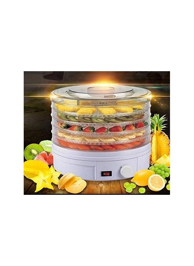 Food Dehydrator Machine with 5 Stackable Trays – Multi-Tier Kitchen Meat & Beef Jerky Maker, Fruit & Vegetable Dryer, Ideal for Drying Fruits, Vegetables, and Meats