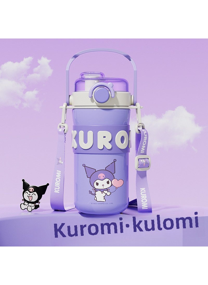 Sanrio Kuromi Cute Water Bottle Large Capacity Cool Lomi.