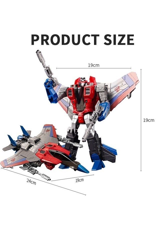 Deformation Robot Toy, Deformed Car Robot Toys, Action Figure Deformation Car Model, Portable Alloy Deformation Robot Toys Gift for Kids-Starscream