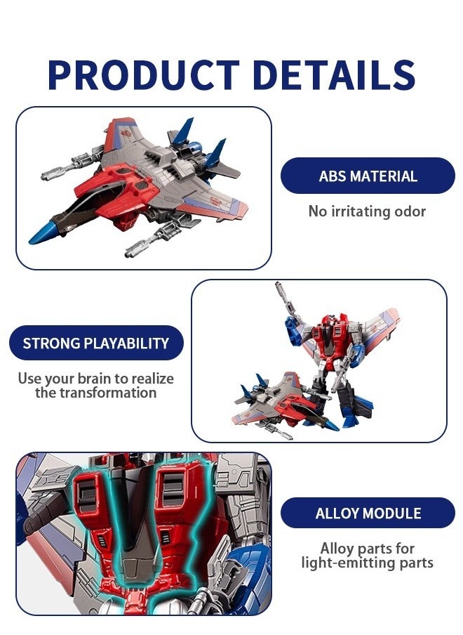 Deformation Robot Toy, Deformed Car Robot Toys, Action Figure Deformation Car Model, Portable Alloy Deformation Robot Toys Gift for Kids-Starscream