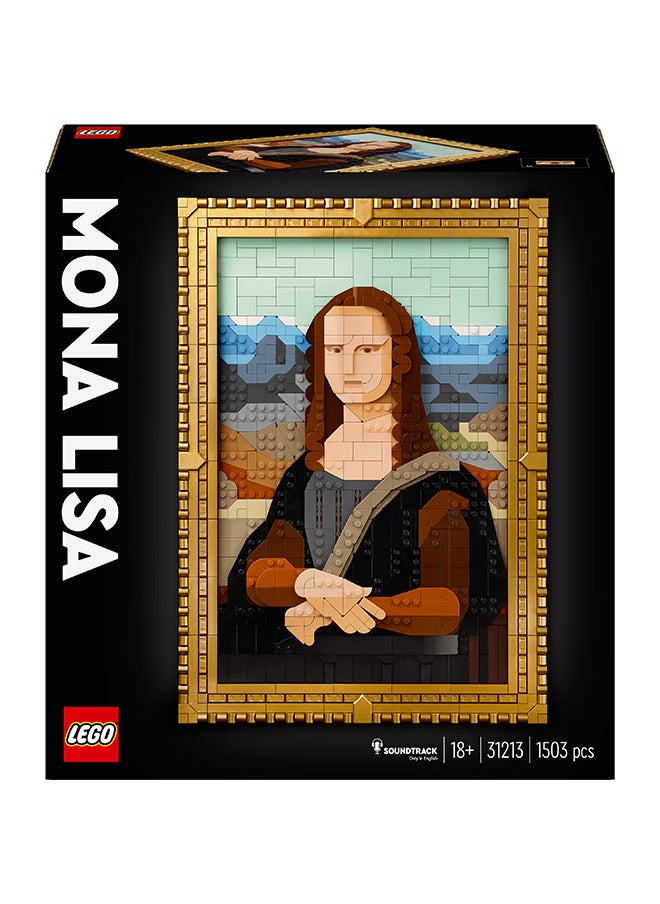 Art Mona Lisa Painting Set, Wall Model Kit for Adults to Build, Home, Living Room or Office Décor Idea, Creative Activity Gift for Men, Women, Him or Her 31213