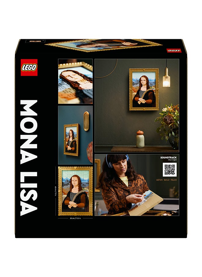 Art Mona Lisa Painting Set, Wall Model Kit for Adults to Build, Home, Living Room or Office Décor Idea, Creative Activity Gift for Men, Women, Him or Her 31213