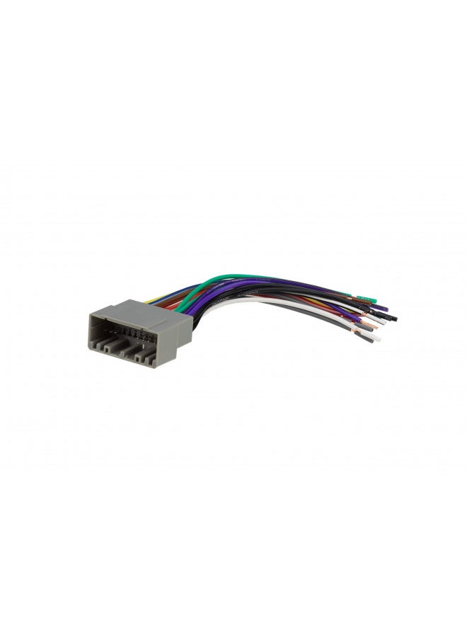 Scosche CR02B Compatible with 2002-07 Chrysler, Dodge, Jeep, Plymouth Power/Speaker Connector / Wire Harness for Aftermarket Stereo Installation with Color Coded Wires