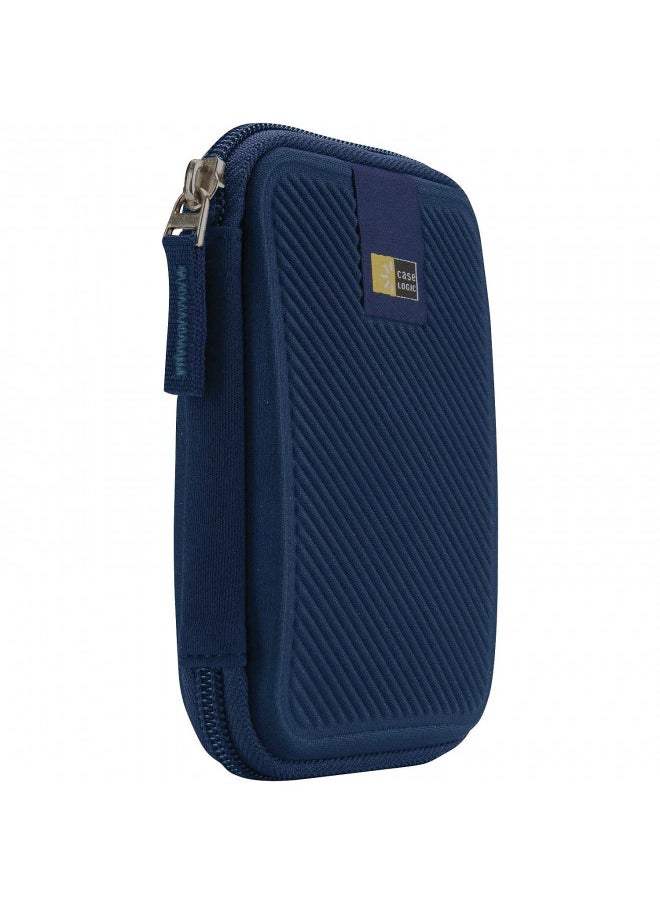 Case Logic EHDC-101Blue Hard Shell Case for 2.5-Inch Portable Hard Drive Dark blue