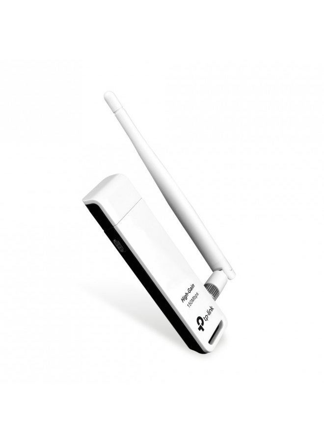 TP-Link Nano USB Wifi Dongle 150Mbps High Gain Wireless Network Adapter for PC Desktop and Laptops. Supports Win10/8.1/8/7/XP Linux 2.6.18-4.4.3, Mac OS 10.9-10.15 (TL-WN722N)