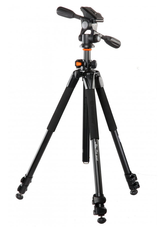 Vanguard Alta Pro 263AP Aluminum Tripod with PH-32 Panhead for Sony, Nikon, Canon DSLR Cameras, Black