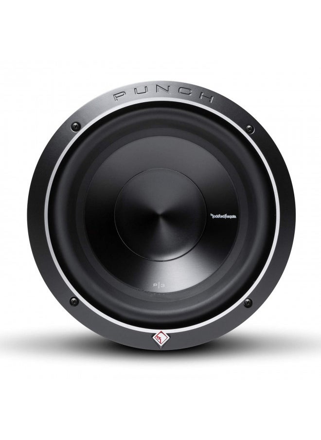 Rockford Fosgate P3D4-10 Punch P3 DVC 4-Ohm 10-Inch 500-Watt RMS 1000 Watts Peak Subwoofer,Black