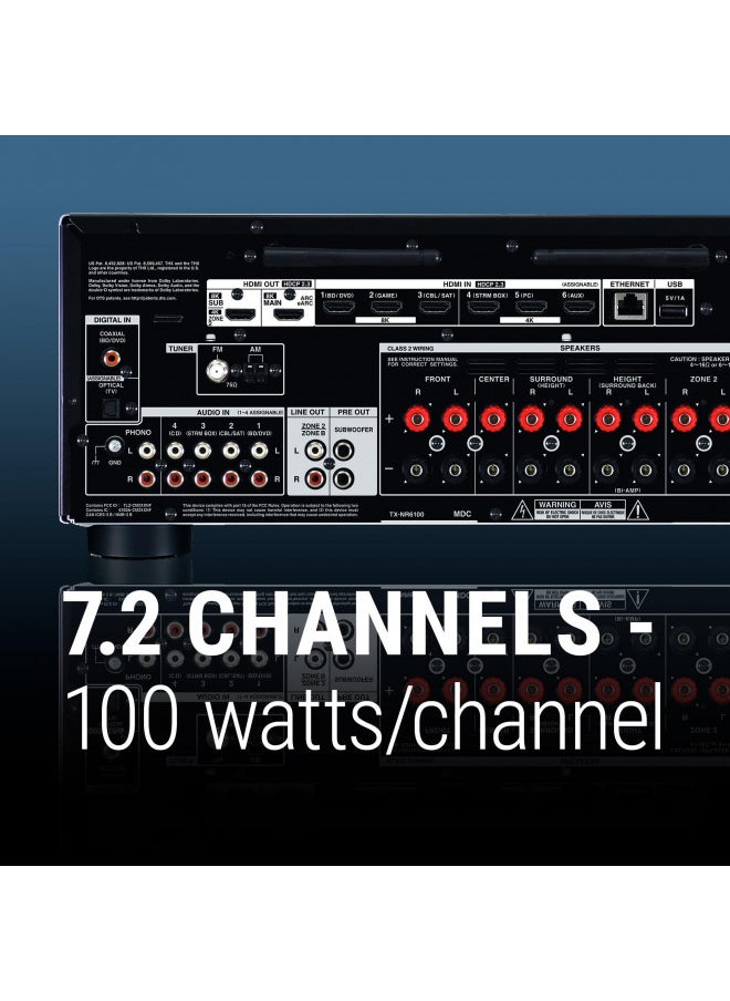 Onkyo TX-NR6100 7.2 Channel THX Certified Network AV Receiver