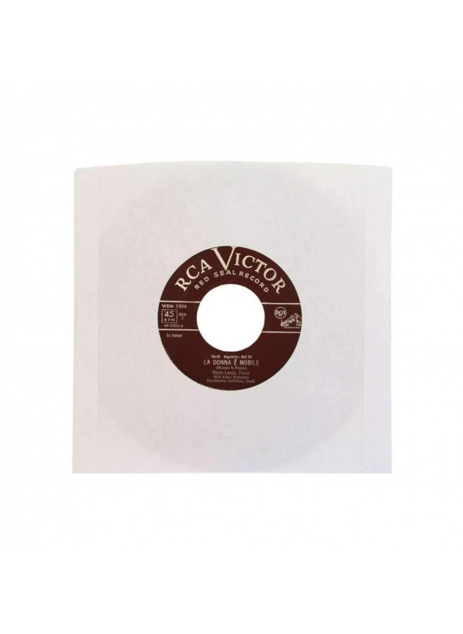 (100) Archival Quality Acid-Free Heavyweight Paper Inner Sleeves for 7