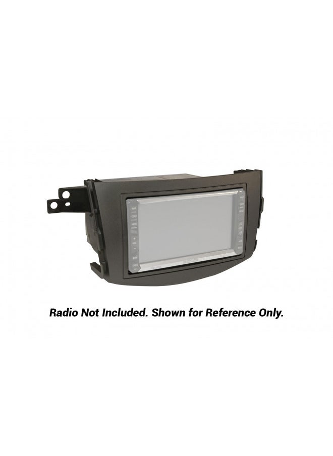 Scosche TA2055B Compatible with 2006-12 Toyota RAV4 ISO Double DIN & DIN+Pocket Dash Kit Black