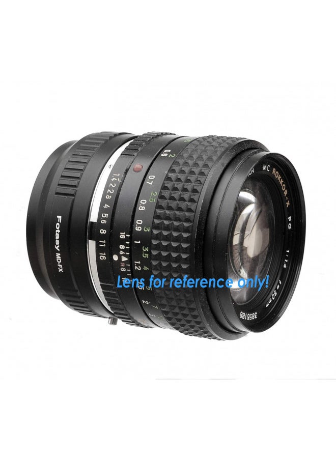 Fotasy Minolta MD Lens to Fuji X Adapter, Minolta MD Rokkor Mount to Fujifilm X Mount Adapter, Compatible with Fujifilm X-Mount Cameras X-Pro2 X-E2 X-E3 X-A5 X-M1 X-T1 X-T2 XT3 X-T10 X-T20 X-T30 X-H1