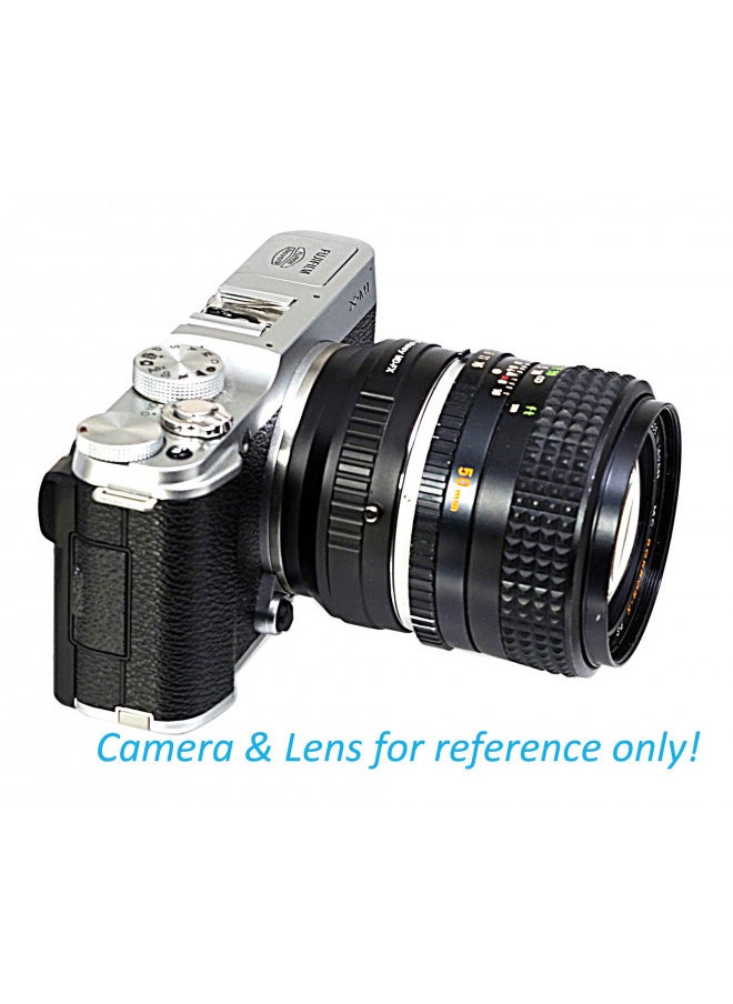 Fotasy Minolta MD Lens to Fuji X Adapter, Minolta MD Rokkor Mount to Fujifilm X Mount Adapter, Compatible with Fujifilm X-Mount Cameras X-Pro2 X-E2 X-E3 X-A5 X-M1 X-T1 X-T2 XT3 X-T10 X-T20 X-T30 X-H1