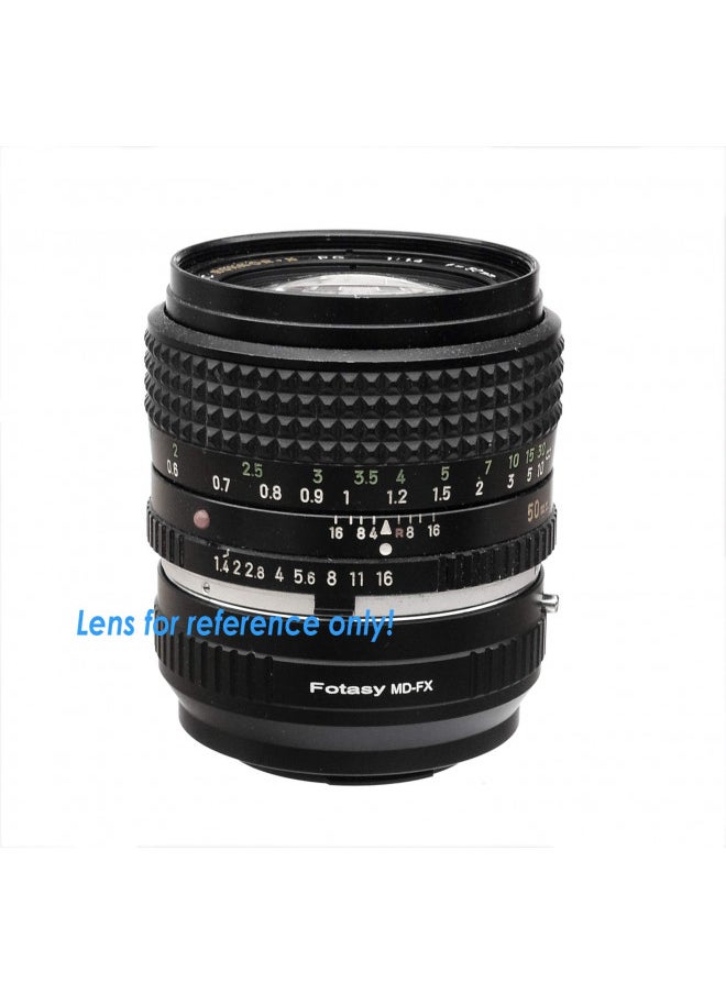 Fotasy Minolta MD Lens to Fuji X Adapter, Minolta MD Rokkor Mount to Fujifilm X Mount Adapter, Compatible with Fujifilm X-Mount Cameras X-Pro2 X-E2 X-E3 X-A5 X-M1 X-T1 X-T2 XT3 X-T10 X-T20 X-T30 X-H1