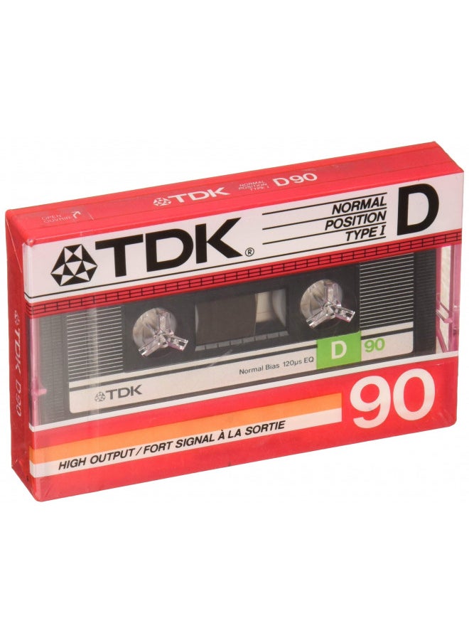 TDK D90 Audiocassette - Normal Bias