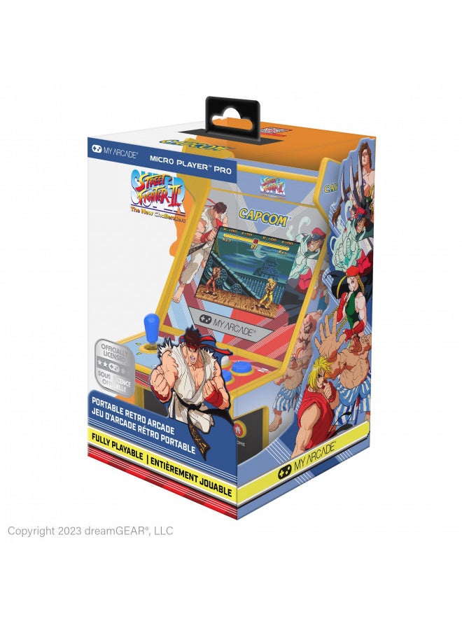 My Arcade Super Street Fighter II Micro Player Pro: 2 Games in 1, 6.75