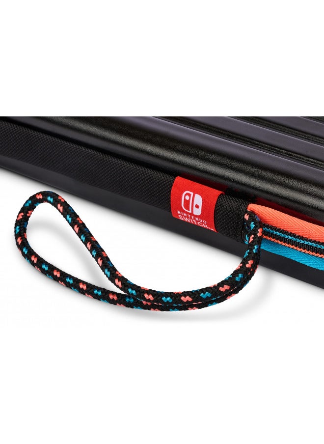 PowerA Slim Travel Pro Case for Nintendo Switch - OLED Model, Nintendo Switch and Nintendo Switch Lite - Red/Blue, Hard Shell, Protective Case, Gaming Case, Console Case