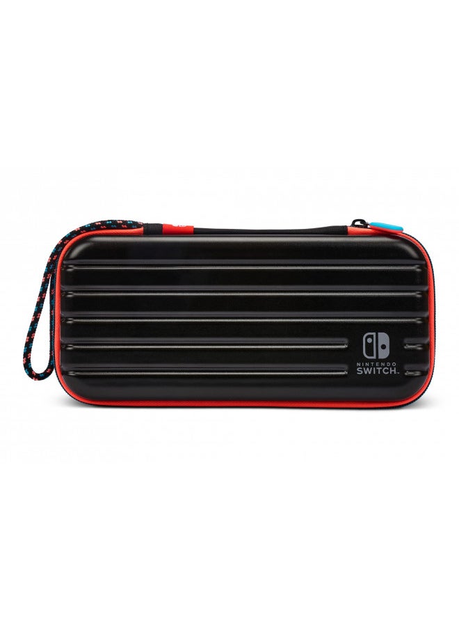 PowerA Slim Travel Pro Case for Nintendo Switch - OLED Model, Nintendo Switch and Nintendo Switch Lite - Red/Blue, Hard Shell, Protective Case, Gaming Case, Console Case