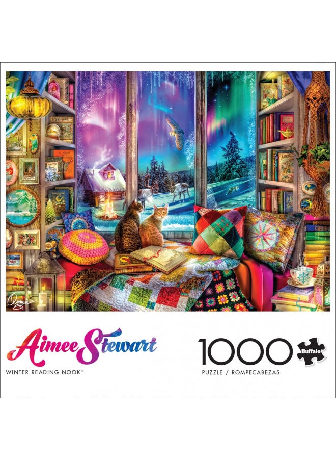 Buffalo Games - Aimee Stewart - Winter Reading Nook - 1000 Piece Jigsaw Puzzle for Adults Challenging Puzzle Perfect for Game Nights - 1000 Piece Finished Size is 26.75 x 19.75