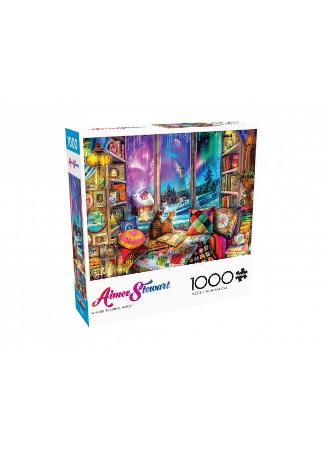 Buffalo Games - Aimee Stewart - Winter Reading Nook - 1000 Piece Jigsaw Puzzle for Adults Challenging Puzzle Perfect for Game Nights - 1000 Piece Finished Size is 26.75 x 19.75