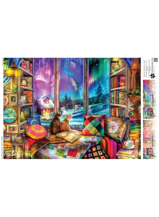 Buffalo Games - Aimee Stewart - Winter Reading Nook - 1000 Piece Jigsaw Puzzle for Adults Challenging Puzzle Perfect for Game Nights - 1000 Piece Finished Size is 26.75 x 19.75