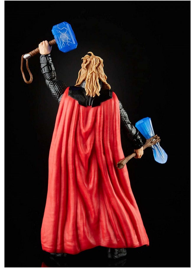 Marvel Hasbro Legends Series 6-inch Scale Action Figure Toy Thor, Infinity Saga Character, Premium Design, Figure and 5 Accessories