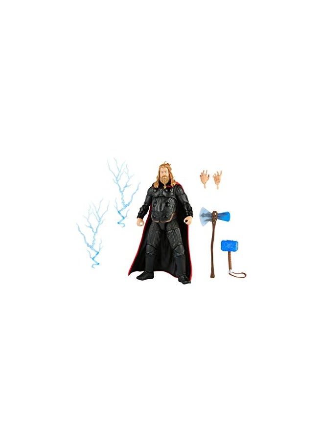 Marvel Hasbro Legends Series 6-inch Scale Action Figure Toy Thor, Infinity Saga Character, Premium Design, Figure and 5 Accessories