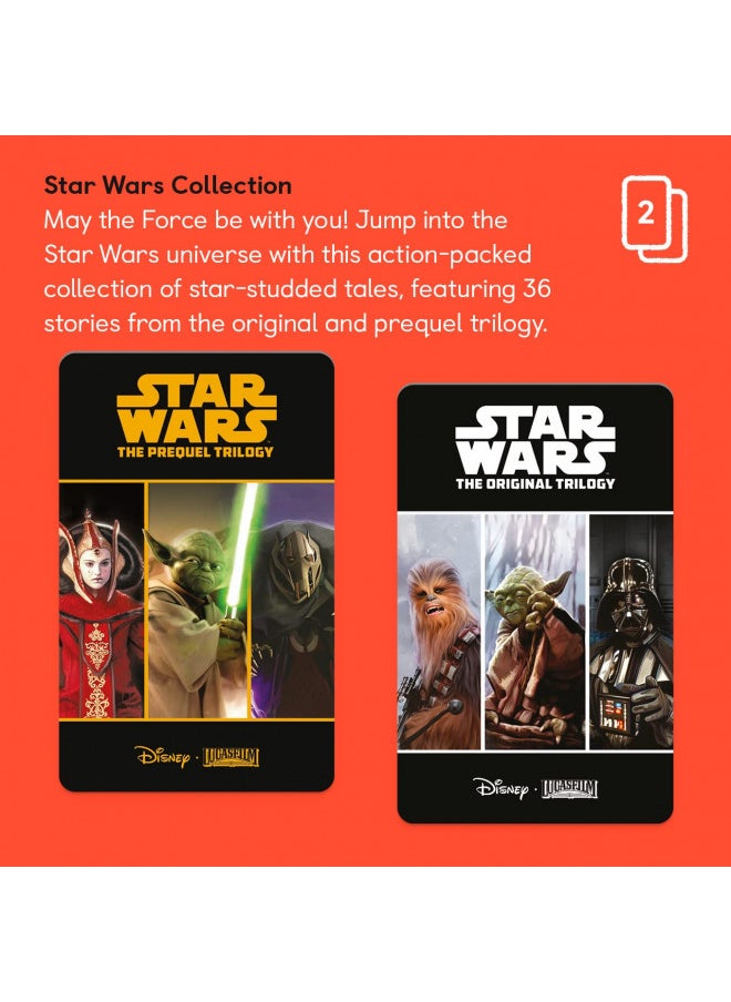 Yoto Disney Star Wars Collection 2 Kids Audio Cards for Use with Yoto Player & Mini All-in-1 Audio Player, Educational Screen-Free Listening with Fun Stories for Playtime, Bedtime & Travel, Ages 8+