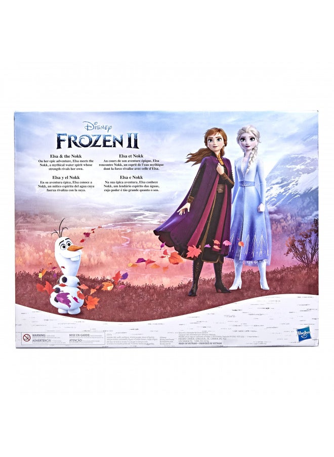 Disney Frozen 2 Elsa Doll and Nokk Figure, Toy for Kids 3 and Up