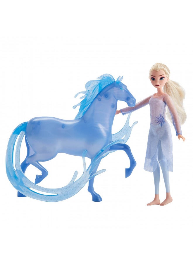 Disney Frozen 2 Elsa Doll and Nokk Figure, Toy for Kids 3 and Up