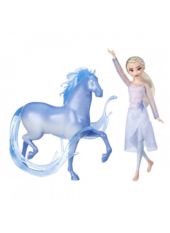 Disney Frozen 2 Elsa Doll and Nokk Figure, Toy for Kids 3 and Up