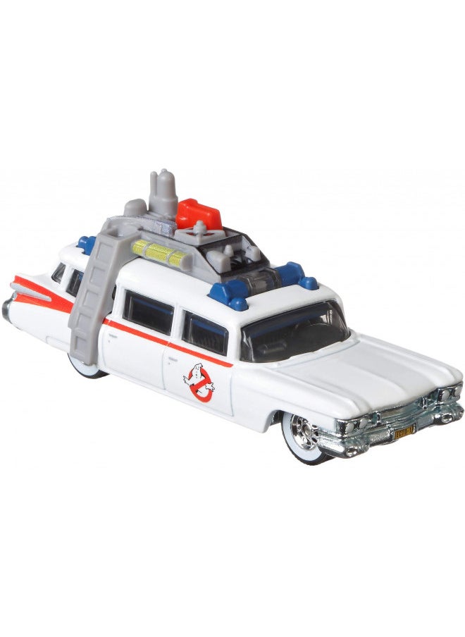 Hot Wheels Real Riders Ghostbusters Classic ECTO-1 Die-Cast Vehicle 1:64 Scale