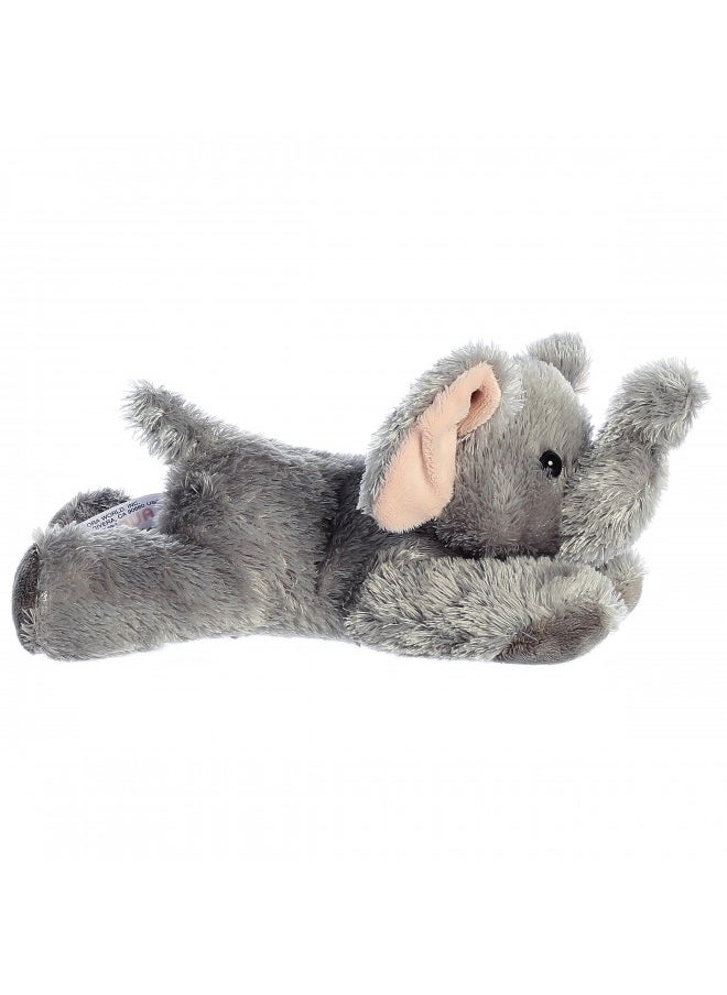 Aurora® Adorable Mini Flopsie Ellie Stuffed Animal - Playful Ease - Timeless Companions - Gray 8 Inches