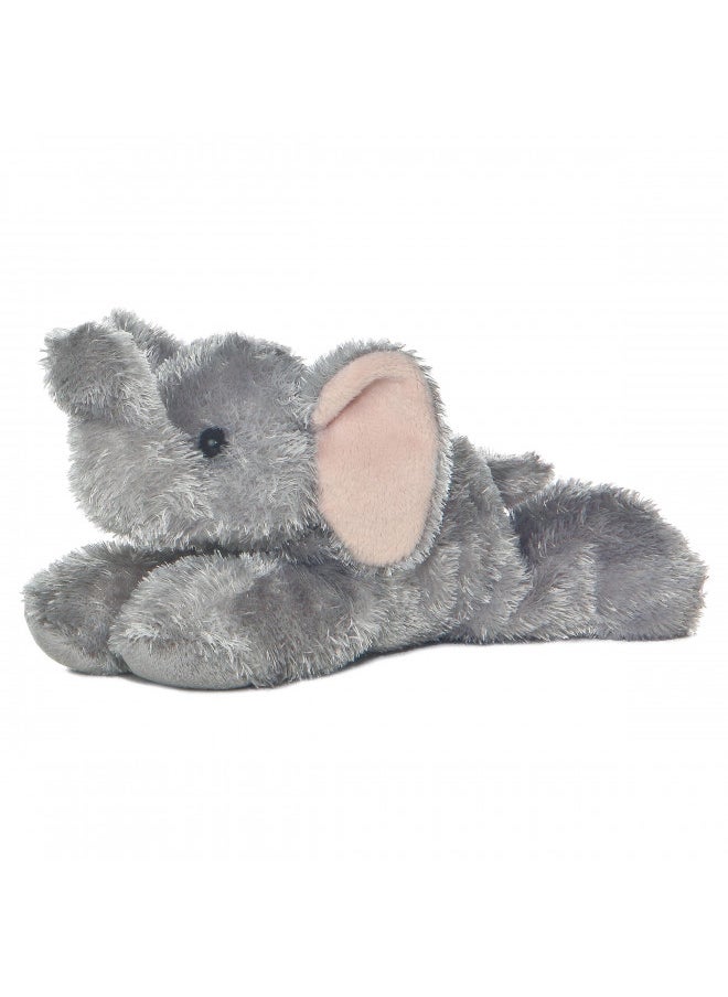 Aurora® Adorable Mini Flopsie Ellie Stuffed Animal - Playful Ease - Timeless Companions - Gray 8 Inches