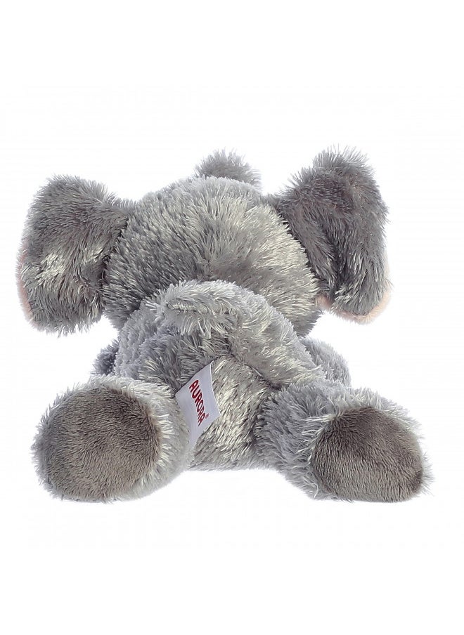 Aurora® Adorable Mini Flopsie Ellie Stuffed Animal - Playful Ease - Timeless Companions - Gray 8 Inches