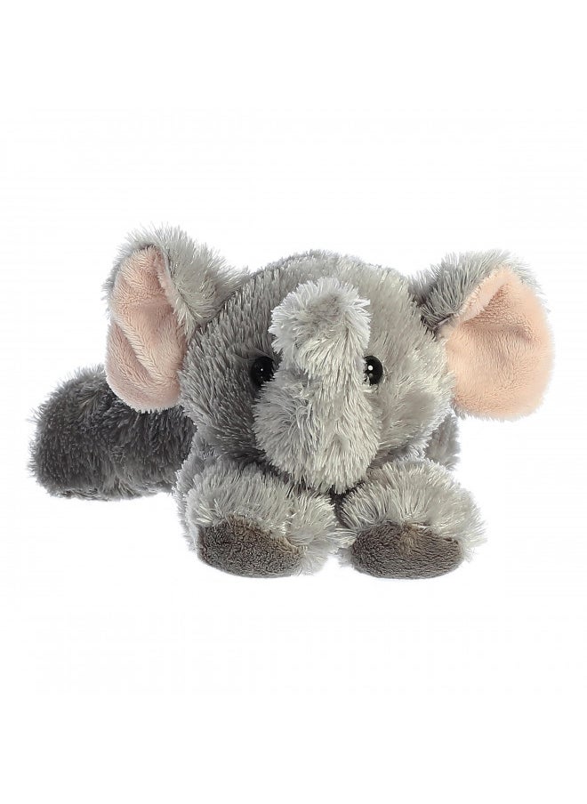 Aurora® Adorable Mini Flopsie Ellie Stuffed Animal - Playful Ease - Timeless Companions - Gray 8 Inches