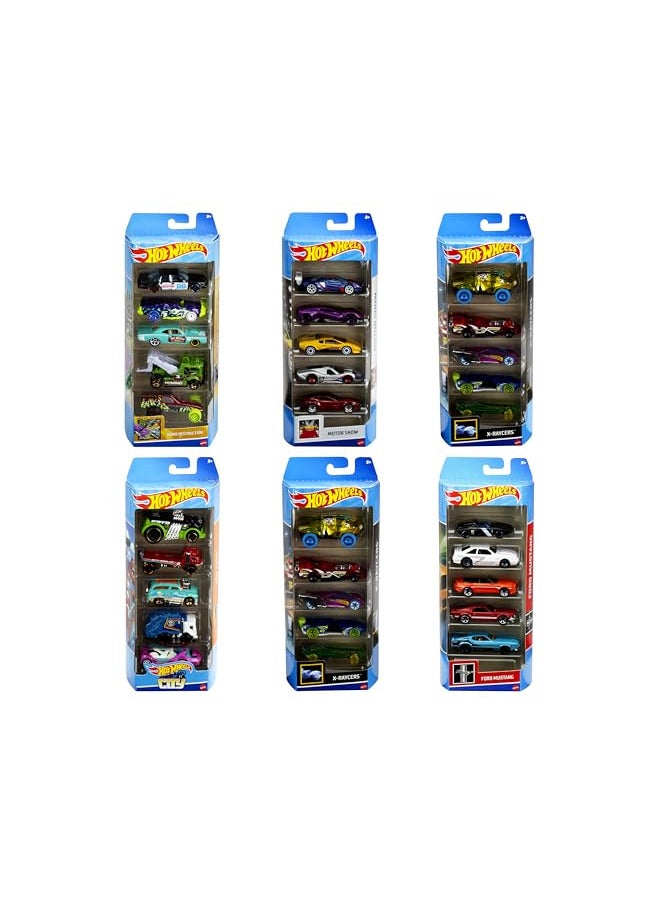 Hot Wheels 01806 Hot Wheels Car Assortment 5 Count