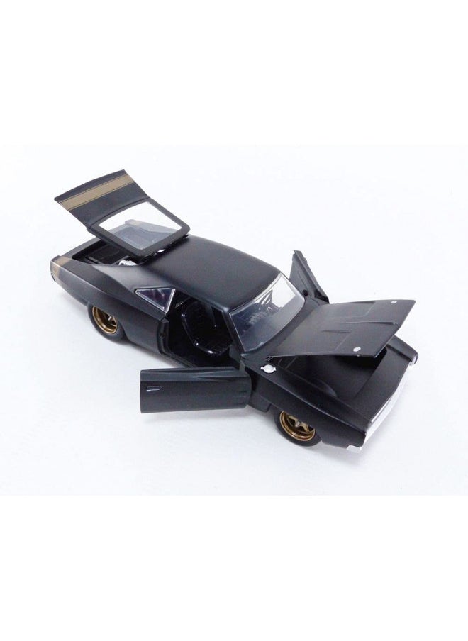 Jada Toys FF9 68 Dodge Charge 1/24 Vehicle 4PC, Black
