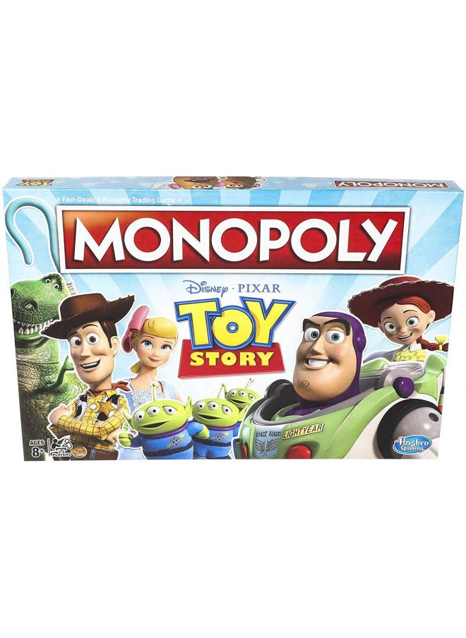 MONOPOLY Toy Story Board Game Family and Kids Ages 8+, Brown/A