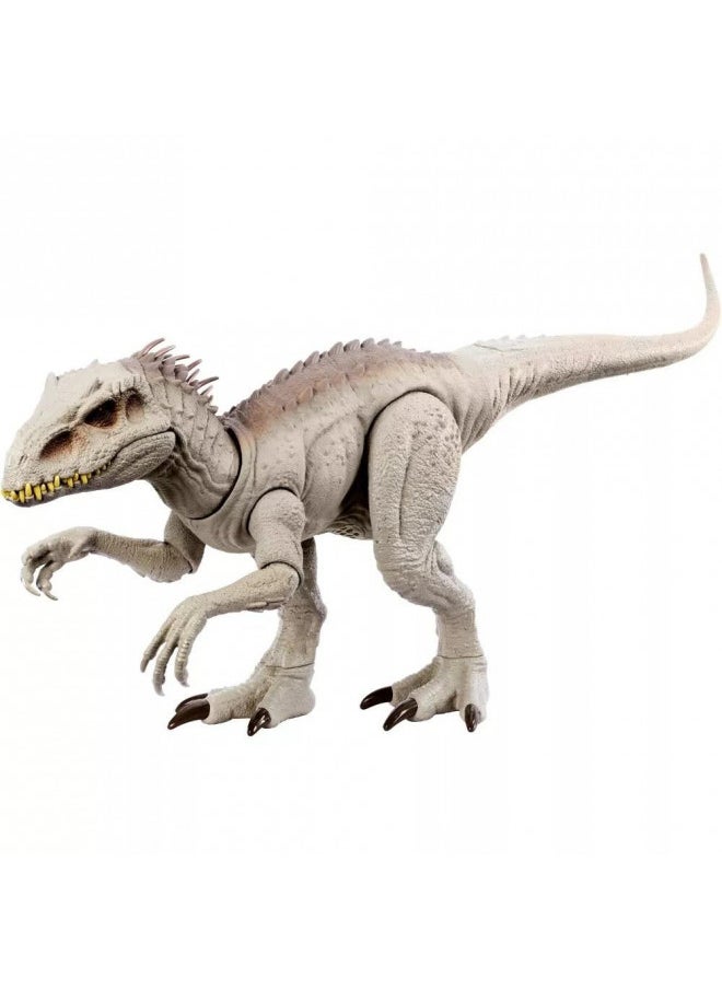 Jurassic World Indominus Rex Dinosaur Toy with Lights, Sounds, Chomp and Side to Side Neck Motion, Camouflage N Battle I-Rex, Digital Play