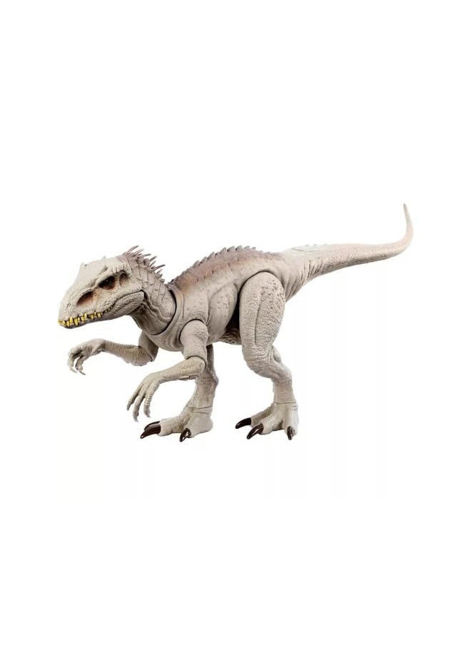 Jurassic World Indominus Rex Dinosaur Toy with Lights, Sounds, Chomp and Side to Side Neck Motion, Camouflage N Battle I-Rex, Digital Play