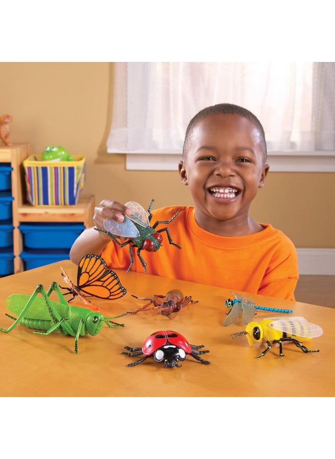 Learning Resources Jumbo Insects - 7 Pieces, Ages 3+ Toddler Learning Toys, Animal Toys for Kids, Preschool Science Learning Toys