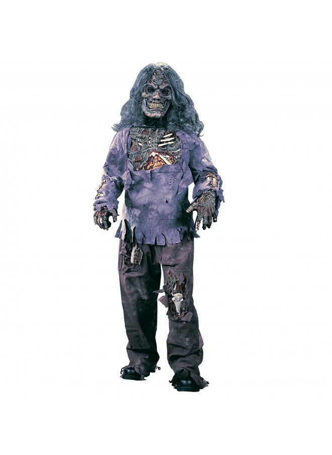 Fun World Complete Zombie Costume, Small 4-6, Multicolor