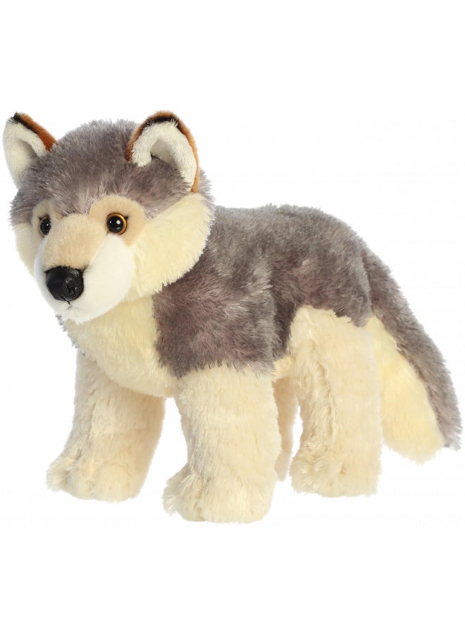 Aurora® Adorable Flopsie Wily Stuffed Animal - Playful Ease - Timeless Companions - Gray 12 Inches